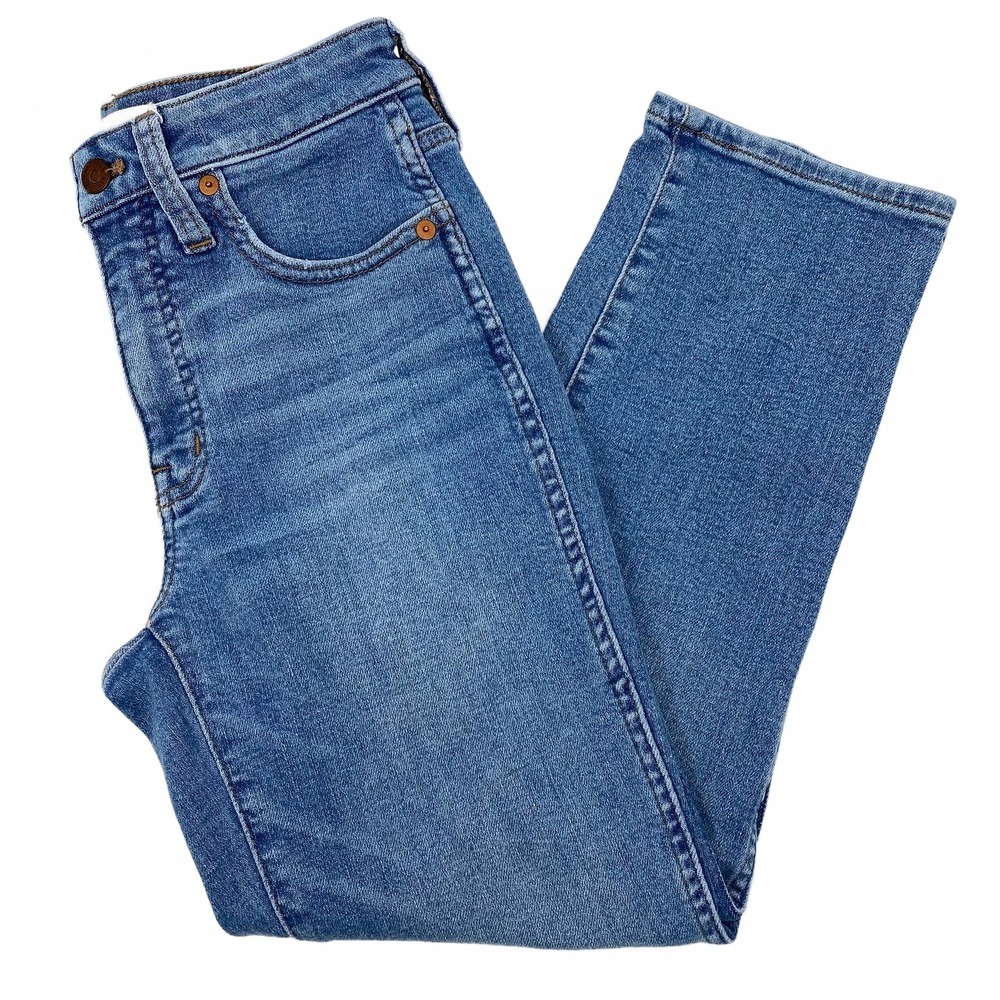Madewell Light Wash Curvy Stovepipe Jeans | Size 25P Petite